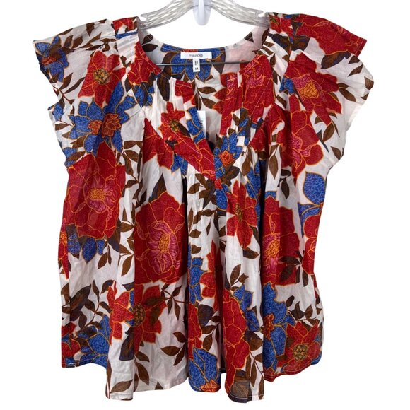 Maurice's Tops - Maurice's Floral Flutter Top